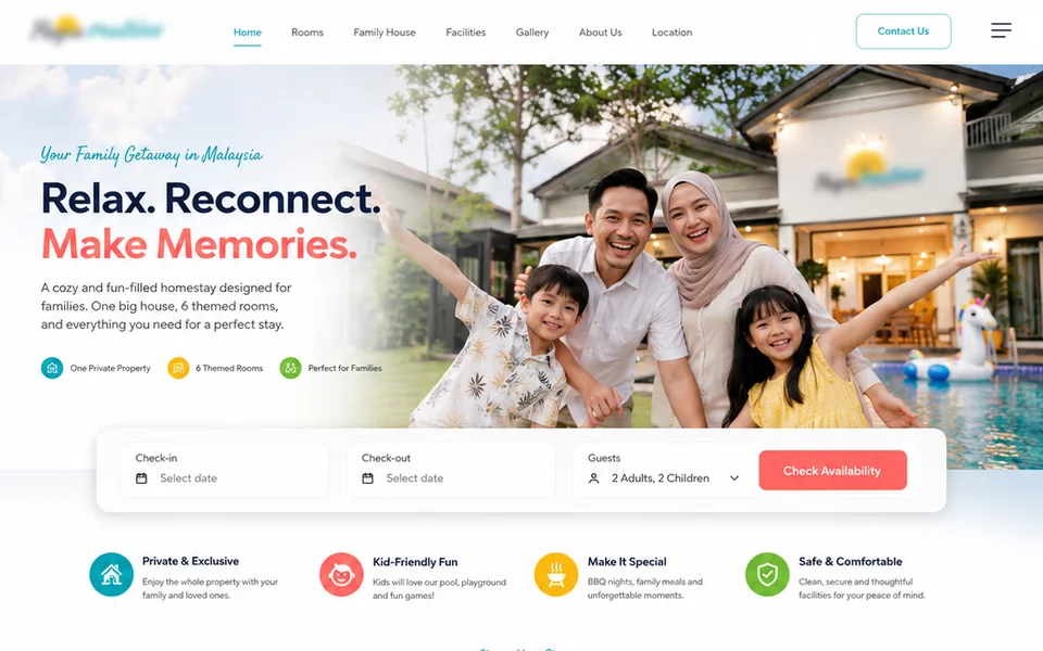 Homestay booking and owner management platform