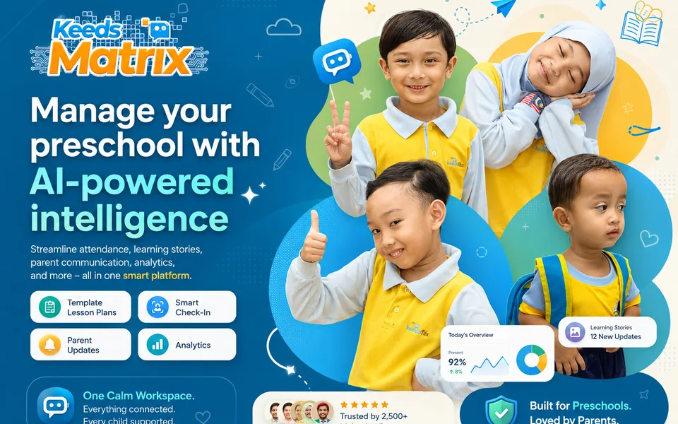 Keeds Matrix AI preschool management platform