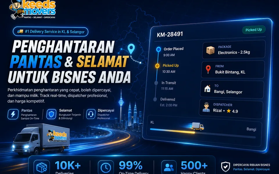 Keedsmover logistics and tracking platform