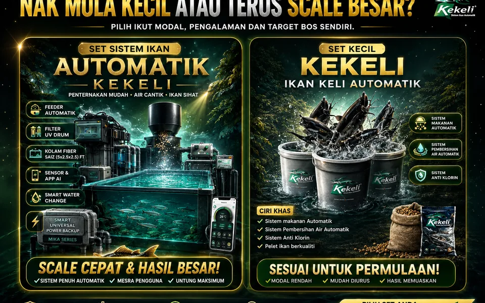 Kekeli automated fish farming packages